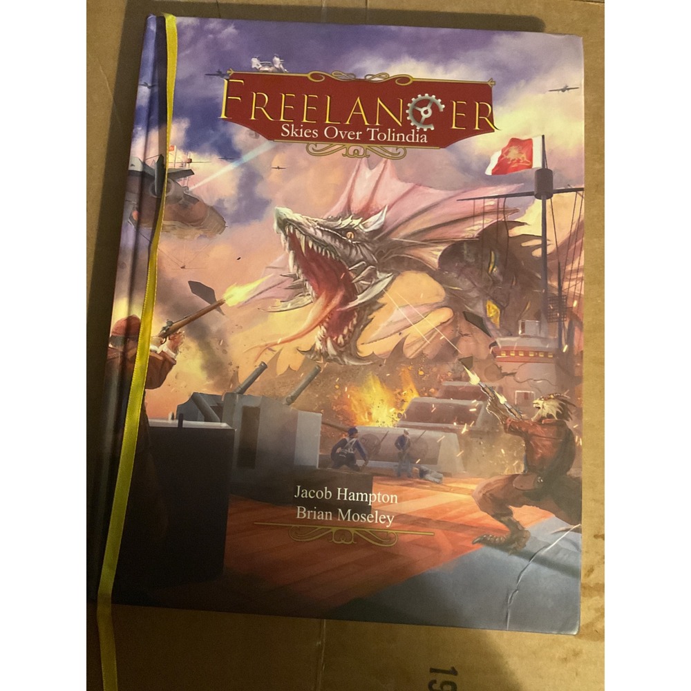 Freelancer Skies Over Tolindia Hardcover RPG Book Jacob Hampton Brian Moseley